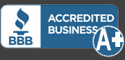 A+BBB Accredited Business.